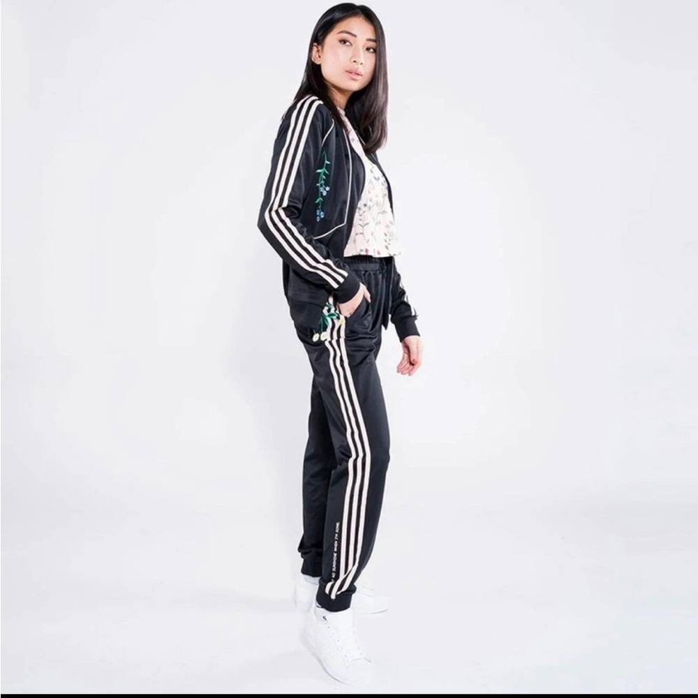 Adidas Originals Rare Flower Track Pants Love Rebellion size small